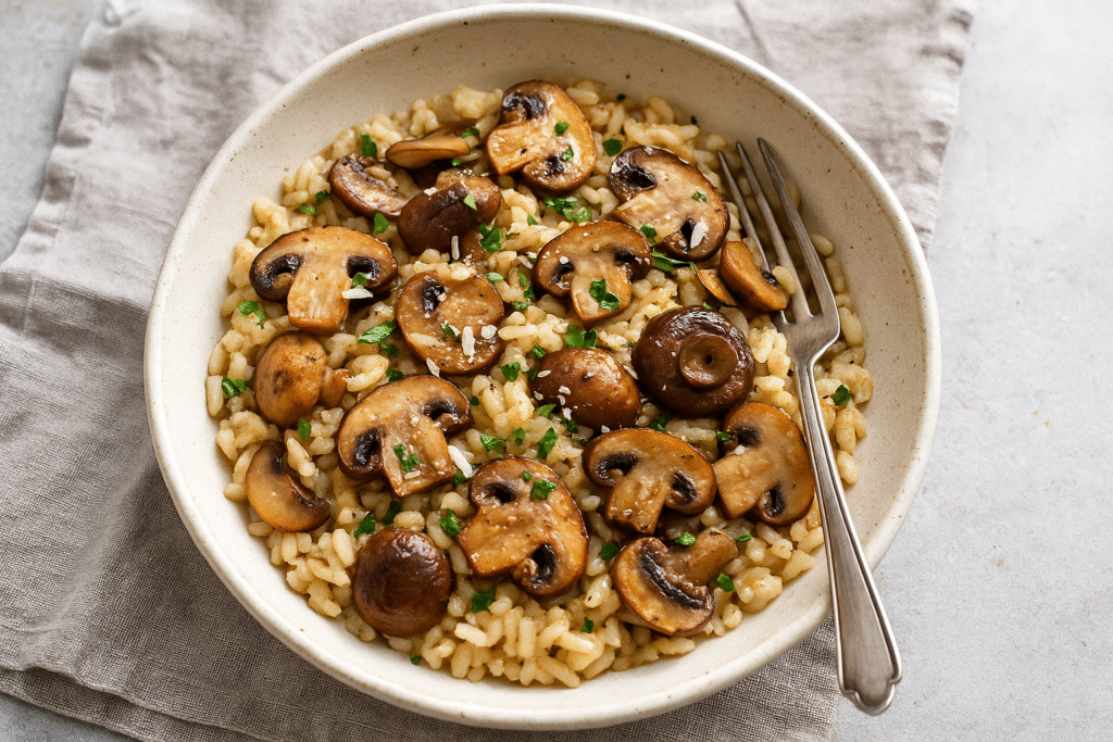 receitas com cogumelos