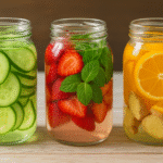 água detox para desinchar