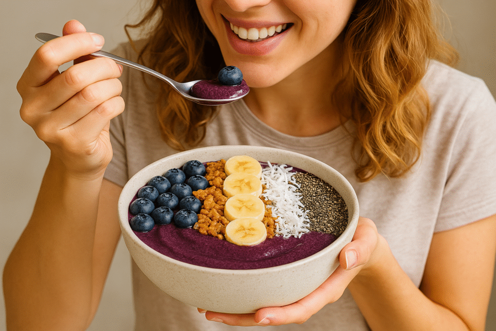 açaí na tigela fit