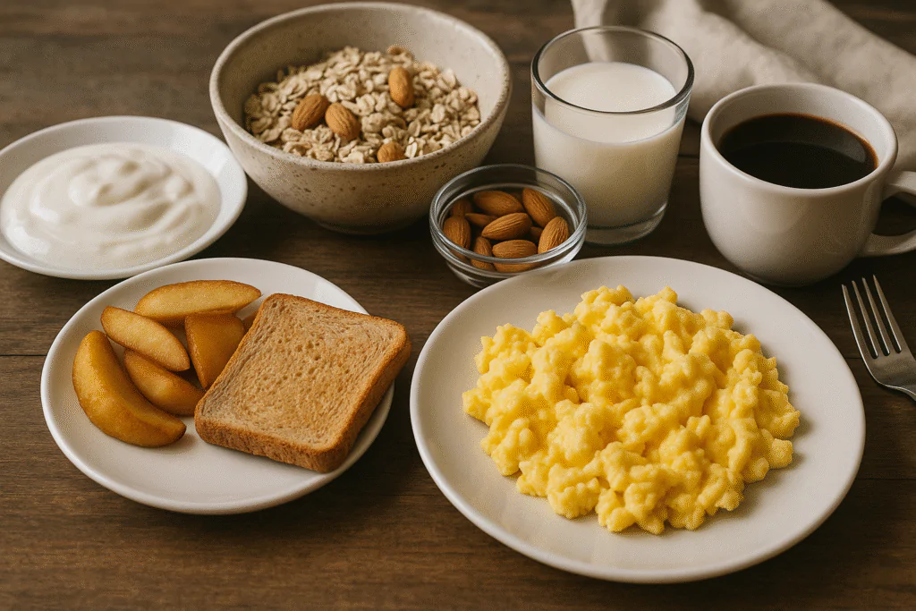 incluir proteína no café da manhã